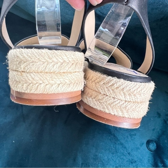 Vince Camuto Kathalia Espadrille Platform  Sandal Calf Hair Zebra Print Size 8 - Picture 12 of 15